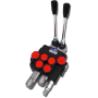 ROZDZIELACZ HYDRAULICZNY MONOBLOK 2 SEKCJE 80L TUR 02P80L ZATRZASK SILNIKOWY MOTOR ZATRZASK MZ